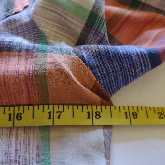 Vintage Gentleman John 60's Women's Shirt‎ Size XS/Sm Multicolored Plaid Checked - Picture 9 of 11